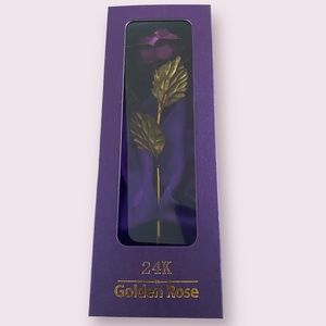 24K Golden Rose
